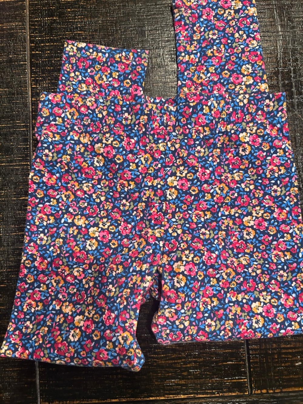 Floral Print High-Waist Leggings - Girls